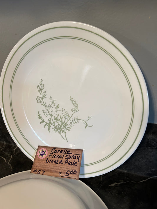 CORELLE FLORAL SPRAY DINNER PLATE