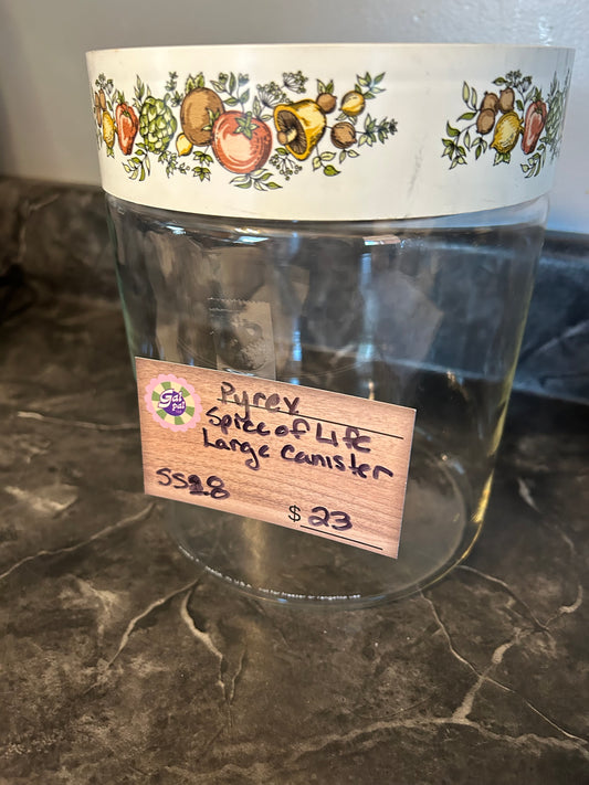 PYREX SPICE OF LIFE LARGE CANISTER