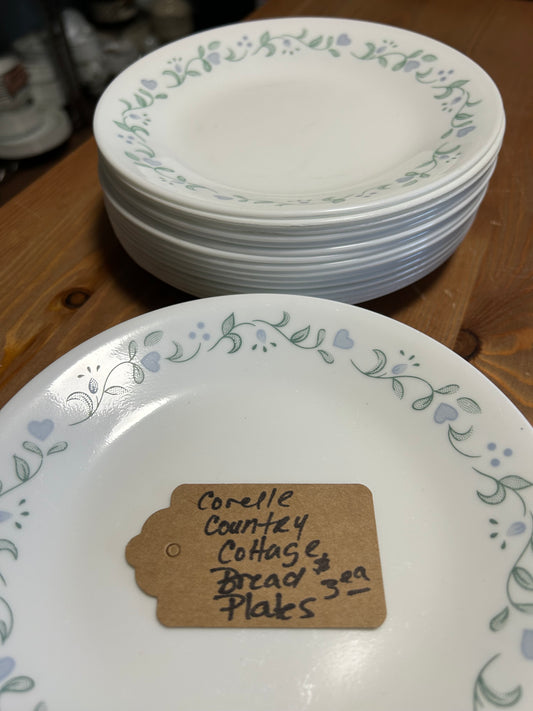 CORELLE COUNTRY COTTAGE BREAD PLATE
