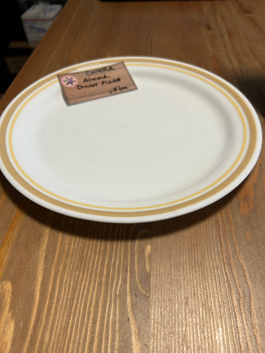 CORELLE ALMOND DINNER PLATE