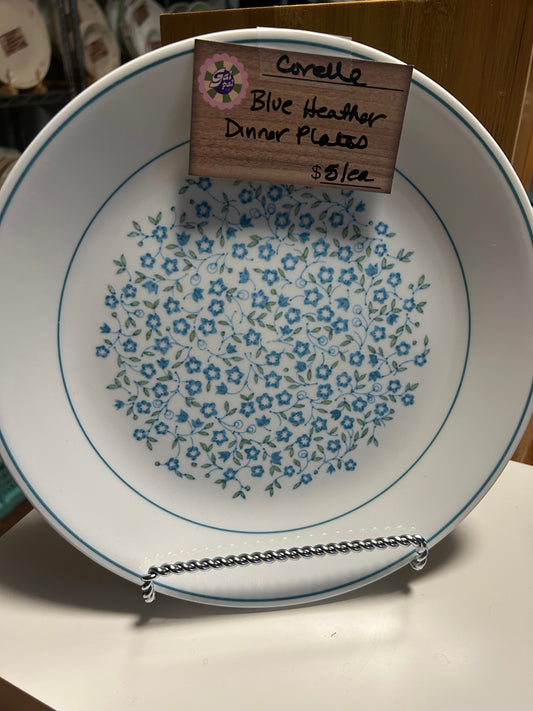 CORELLE BLUE HEATHER DINNER PLATE