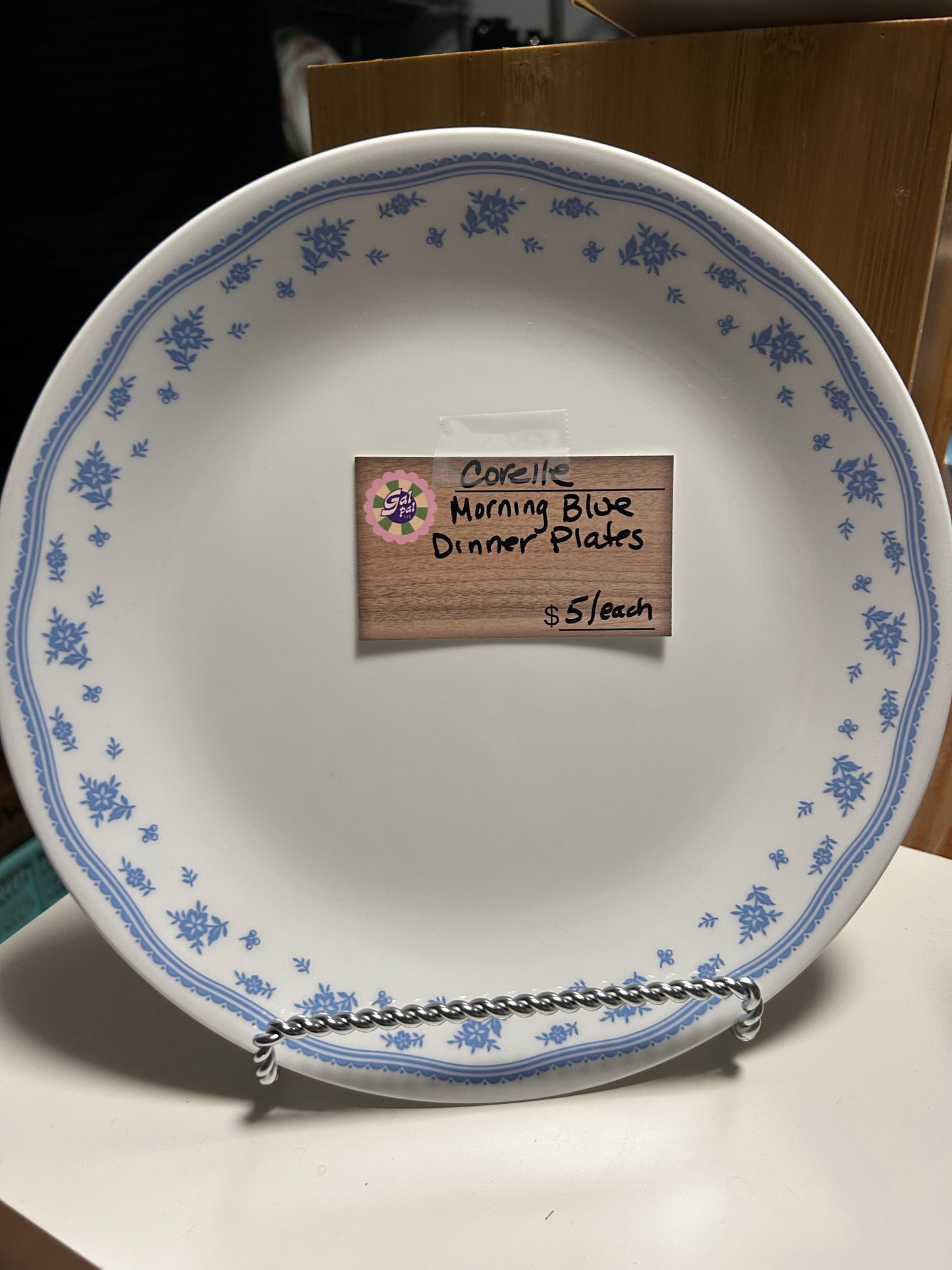 CORELLE MORNING BLUE DINNER PLATE