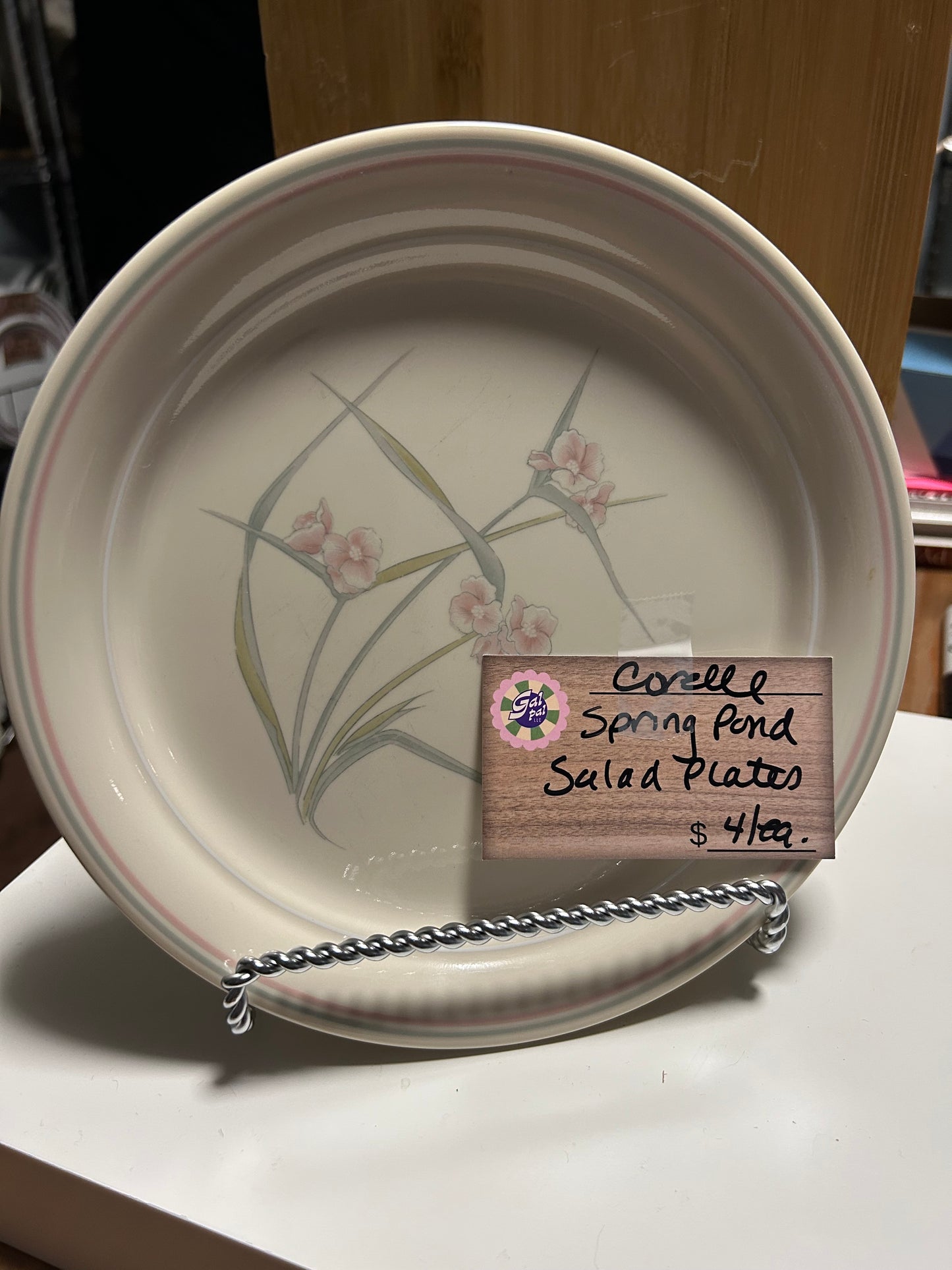 CORELLE SPRING POND SALAD PLATE