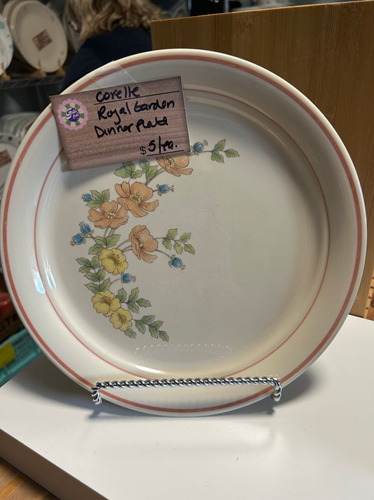 CORELLE ROYAL GARDEN DINNER PLATE