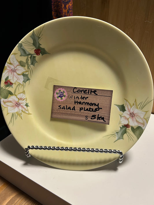 CORELLE WINTER HARMONY SALAD PLATES