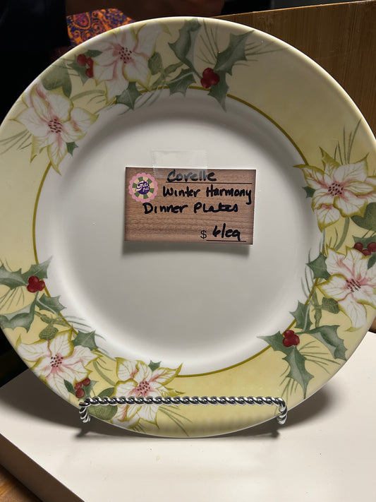 CORELLE WINTER HARMONY DINNER PLATES