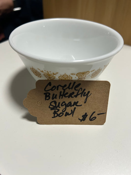 CORELLE BUTTERFLY SUGAR BOWL